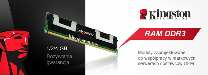 Pamięci serwerowe RAM Kingston